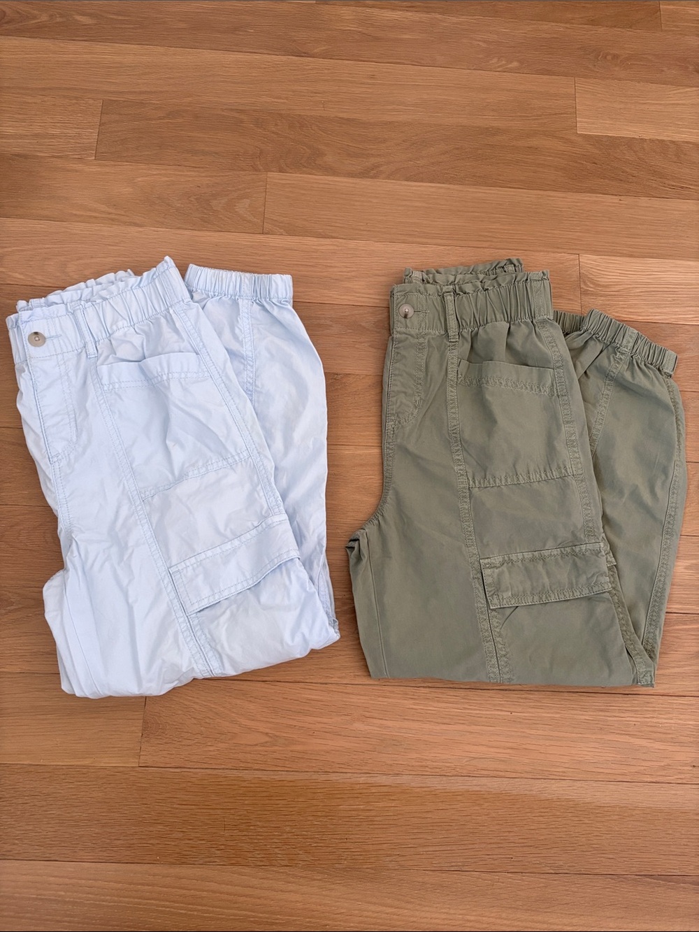 SO Kids Cargo Pants -Light Blue and Olive